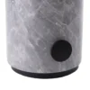Lámpara de mesa recargable Torrano de Globen Lighting, mármol gris