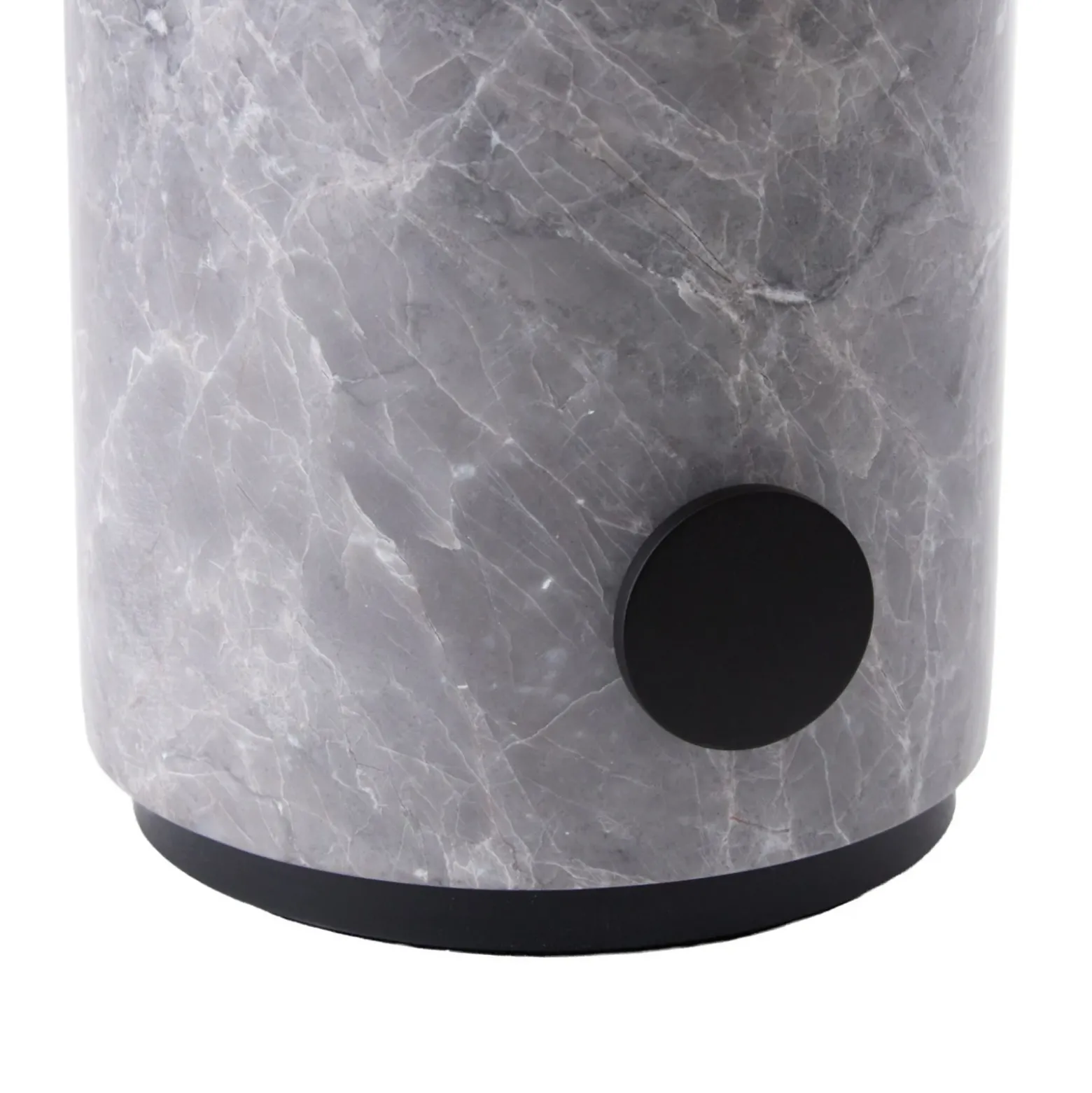 Lámpara de mesa recargable Torrano de Globen Lighting, mármol gris