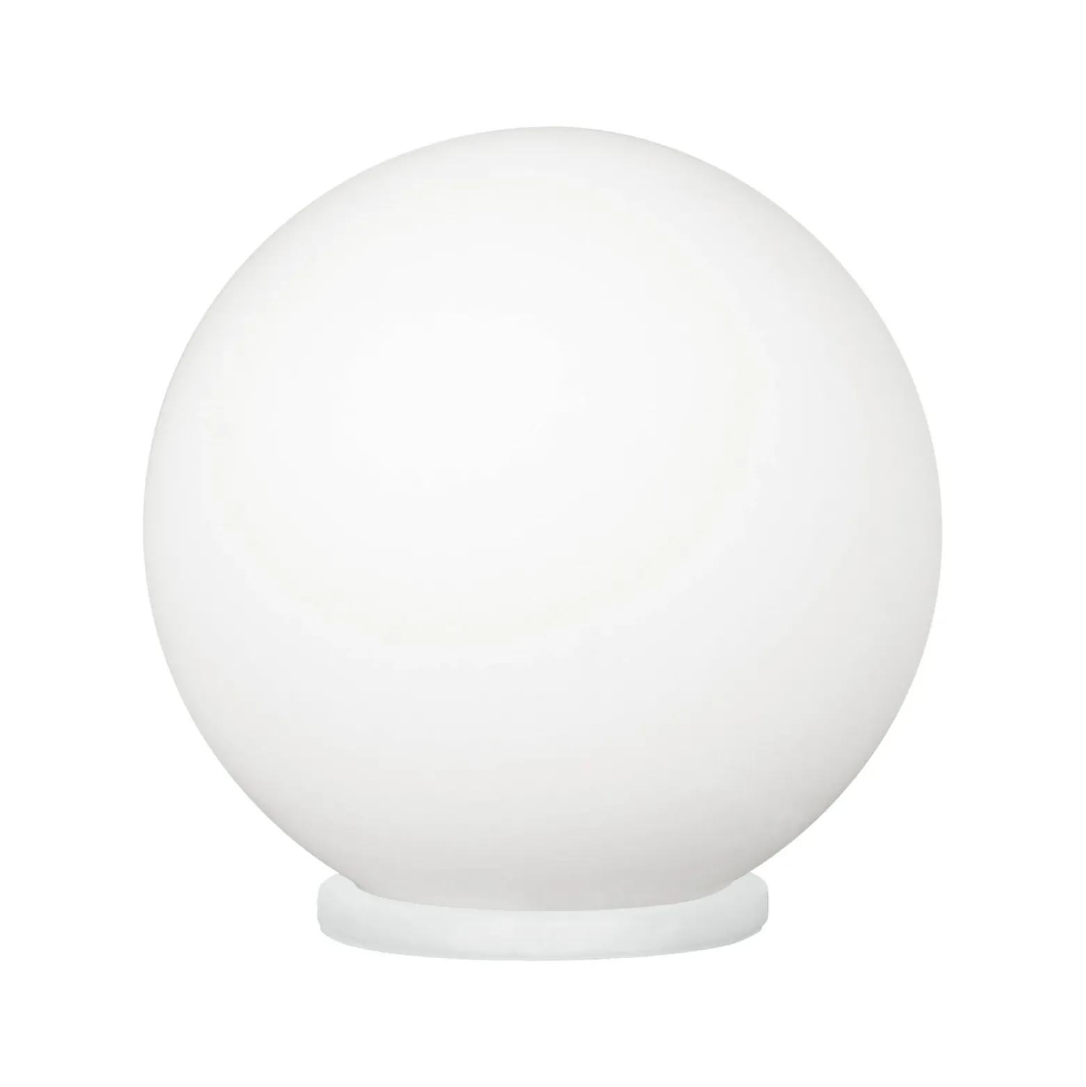 Lámpara de mesa Rondo, Ø 20 cm, blanco