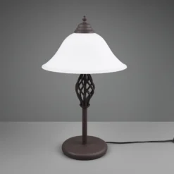 Lámpara de mesa Rustica interruptor de cable óxido