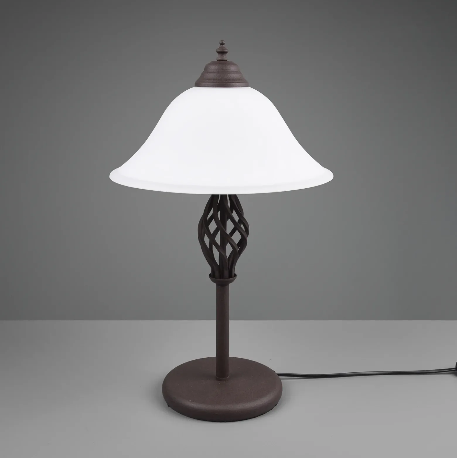 Lámpara de mesa Rustica interruptor de cable óxido