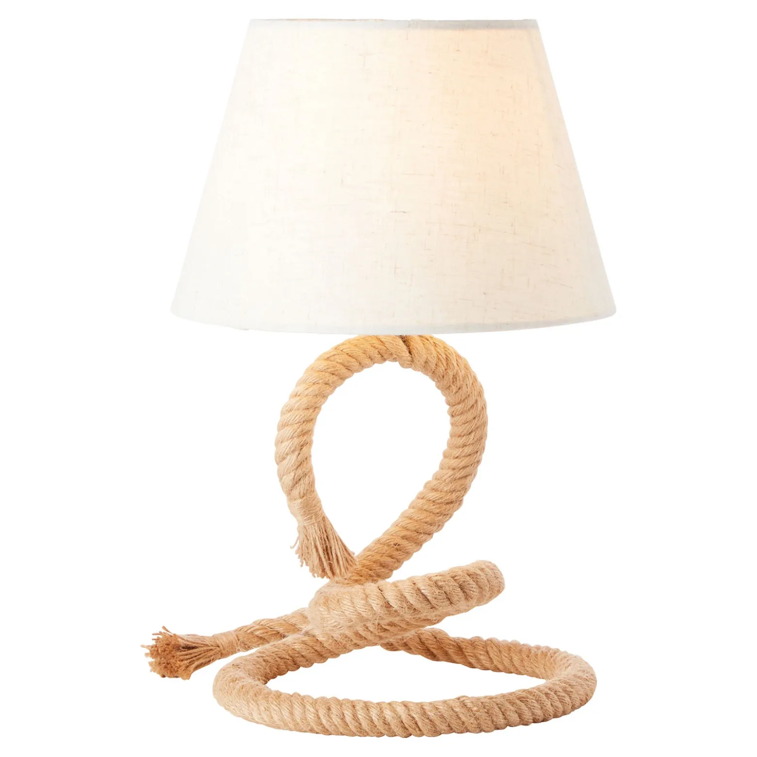 Lámpara de mesa Sailor con armazón de cuerda