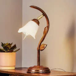 Lámpara de mesa Siena, diseño florentino, altura 40 cm