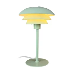 Lámpara de mesa SIXTEEN de Dyberg Larsen, verde menta, metal, E27