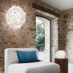 Lámpara de mesa Slamp Veli Foliage, Ø 28 cm