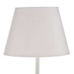 Lámpara de mesa Soho, cónica, altura 33 cm, blanca