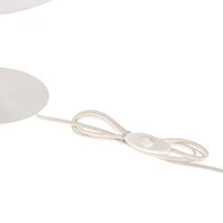 Lámpara de mesa Soho, cónica, altura 33 cm, blanca