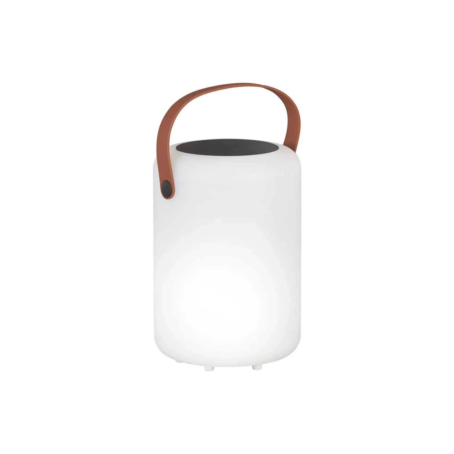 Lámpara de mesa solar LED Orno blanco cálido y RGB