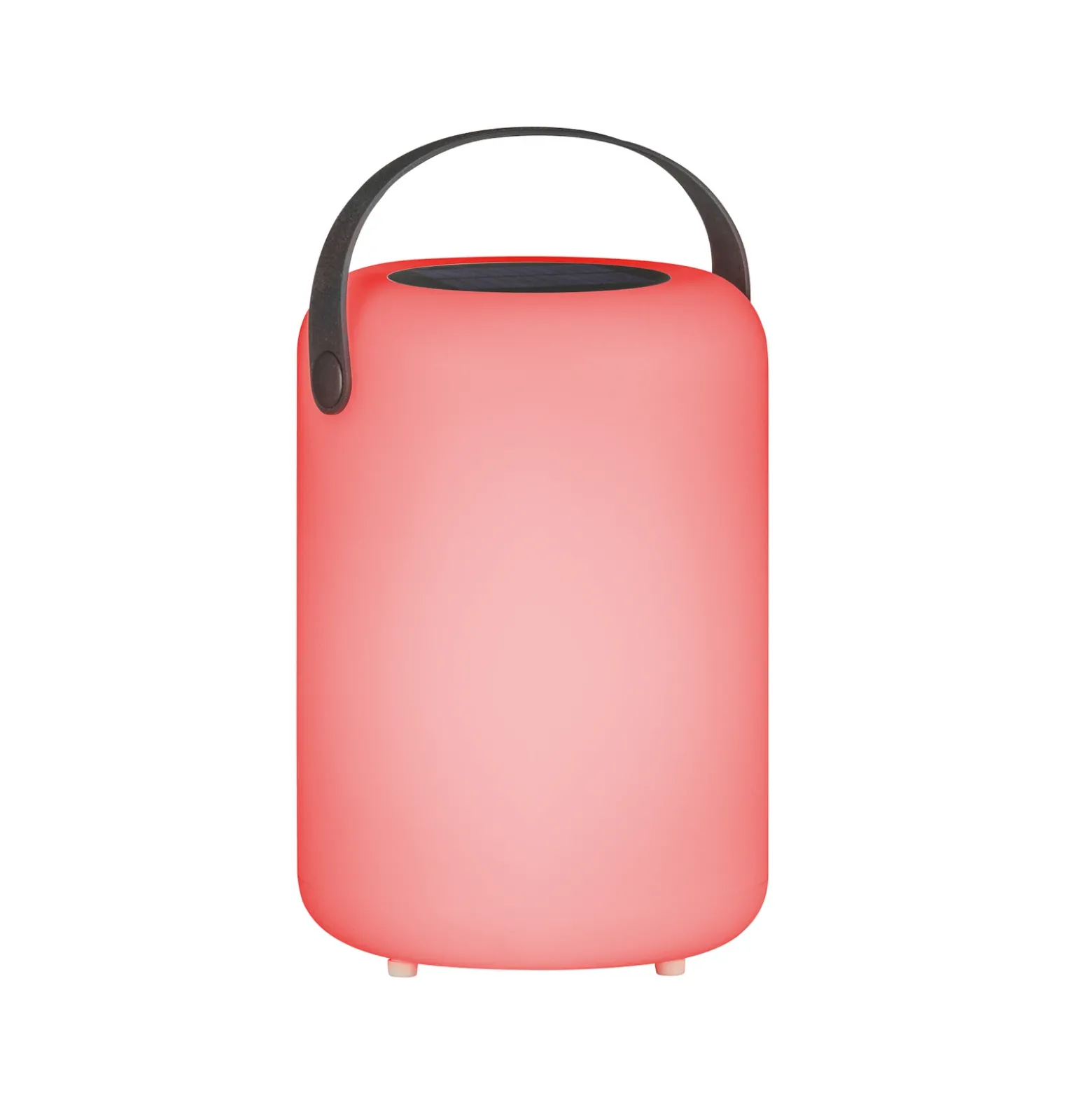 Lámpara de mesa solar LED Orno blanco cálido y RGB
