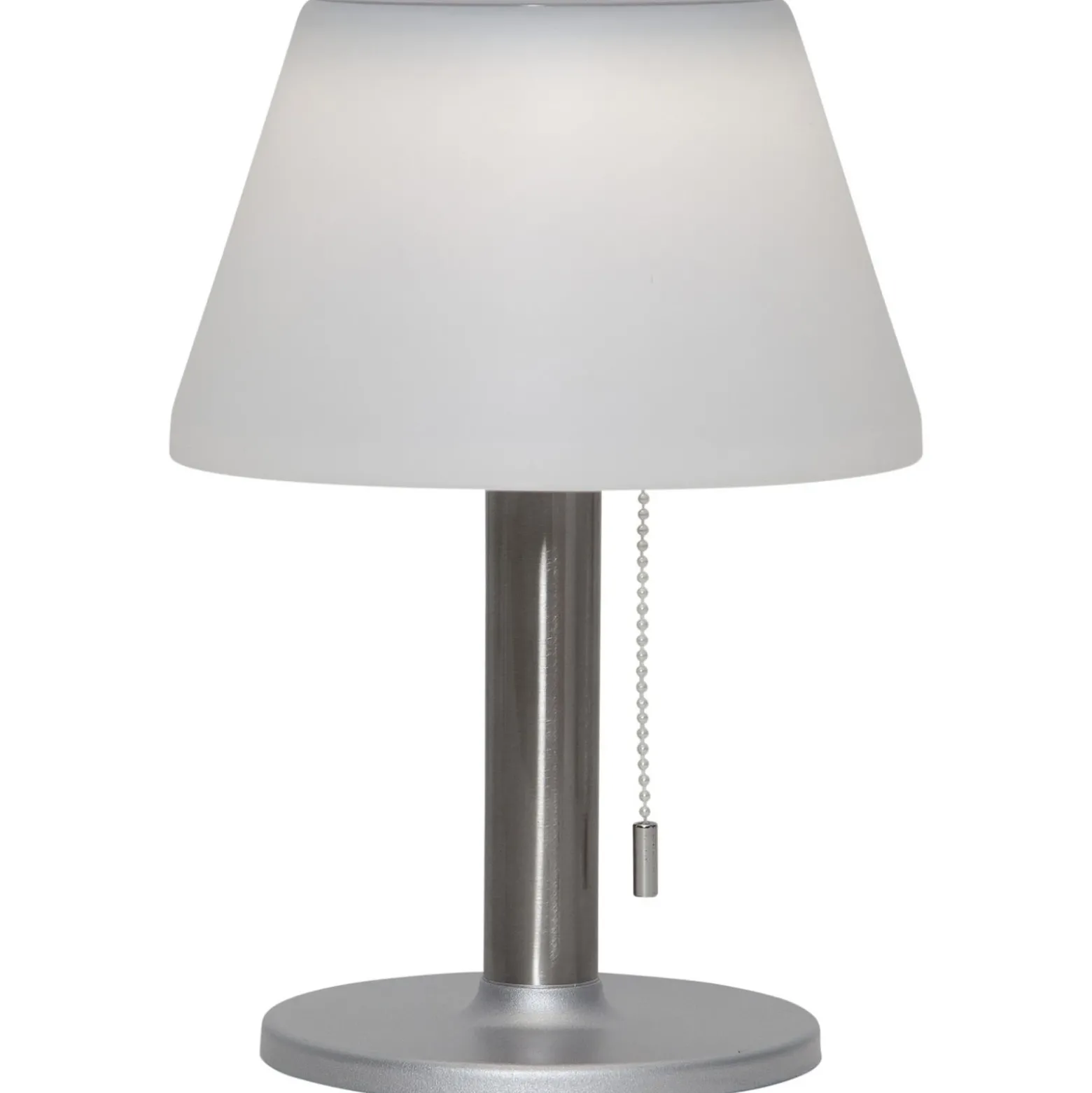Lámpara de mesa solar LED Solia, interruptor tiro