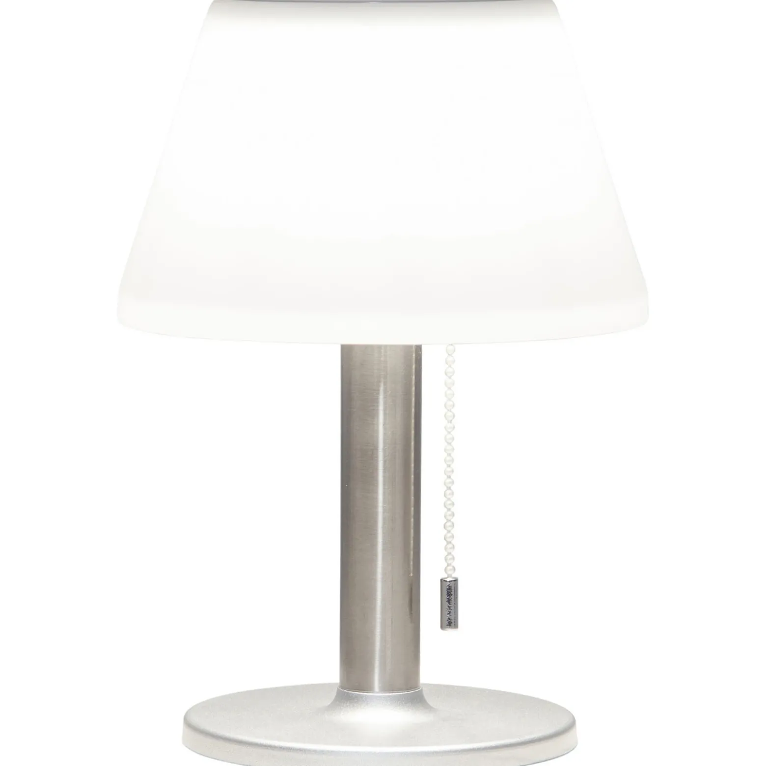 Lámpara de mesa solar LED Solia, interruptor tiro