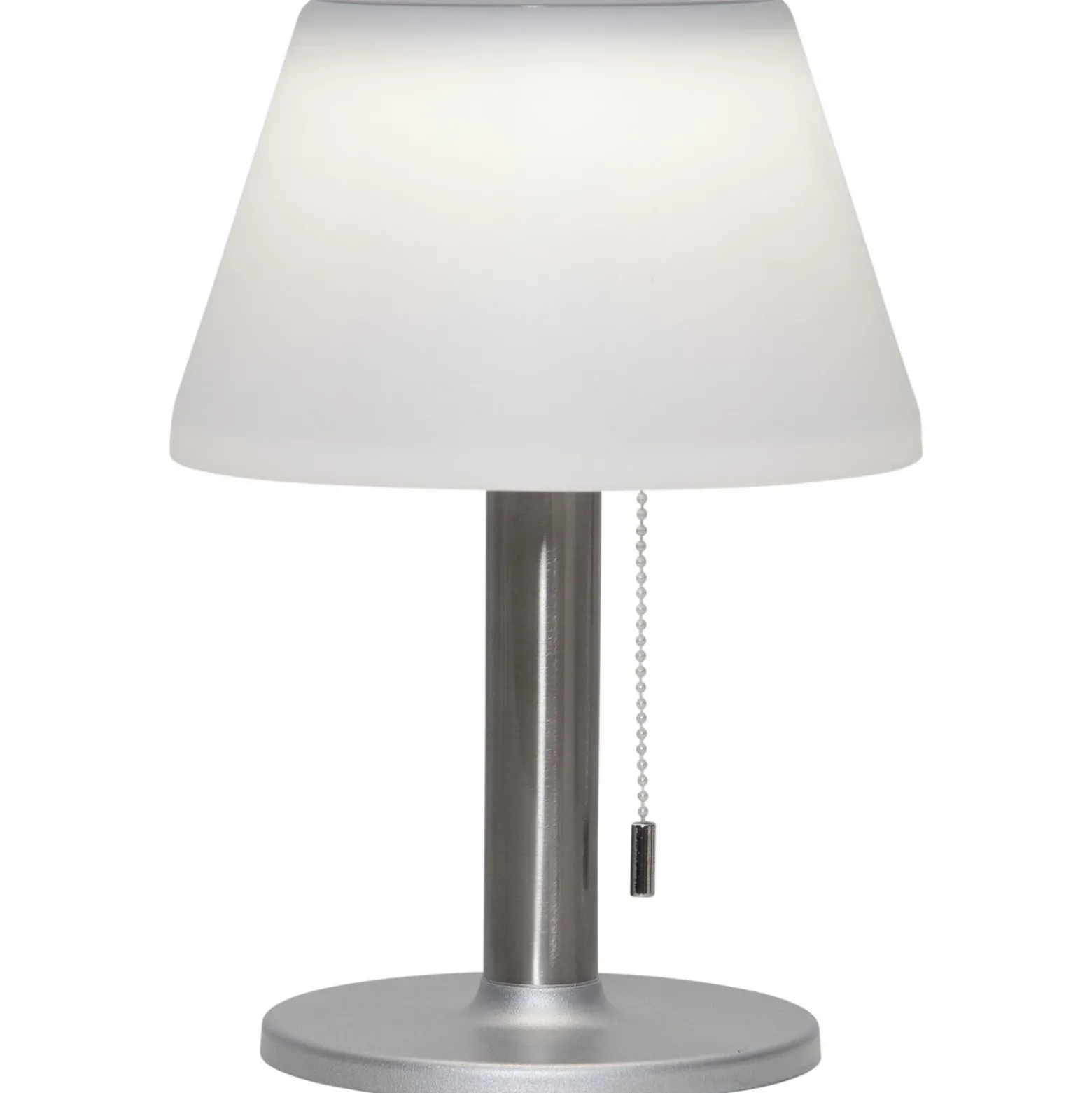 Lámpara de mesa solar LED Solia, interruptor tiro