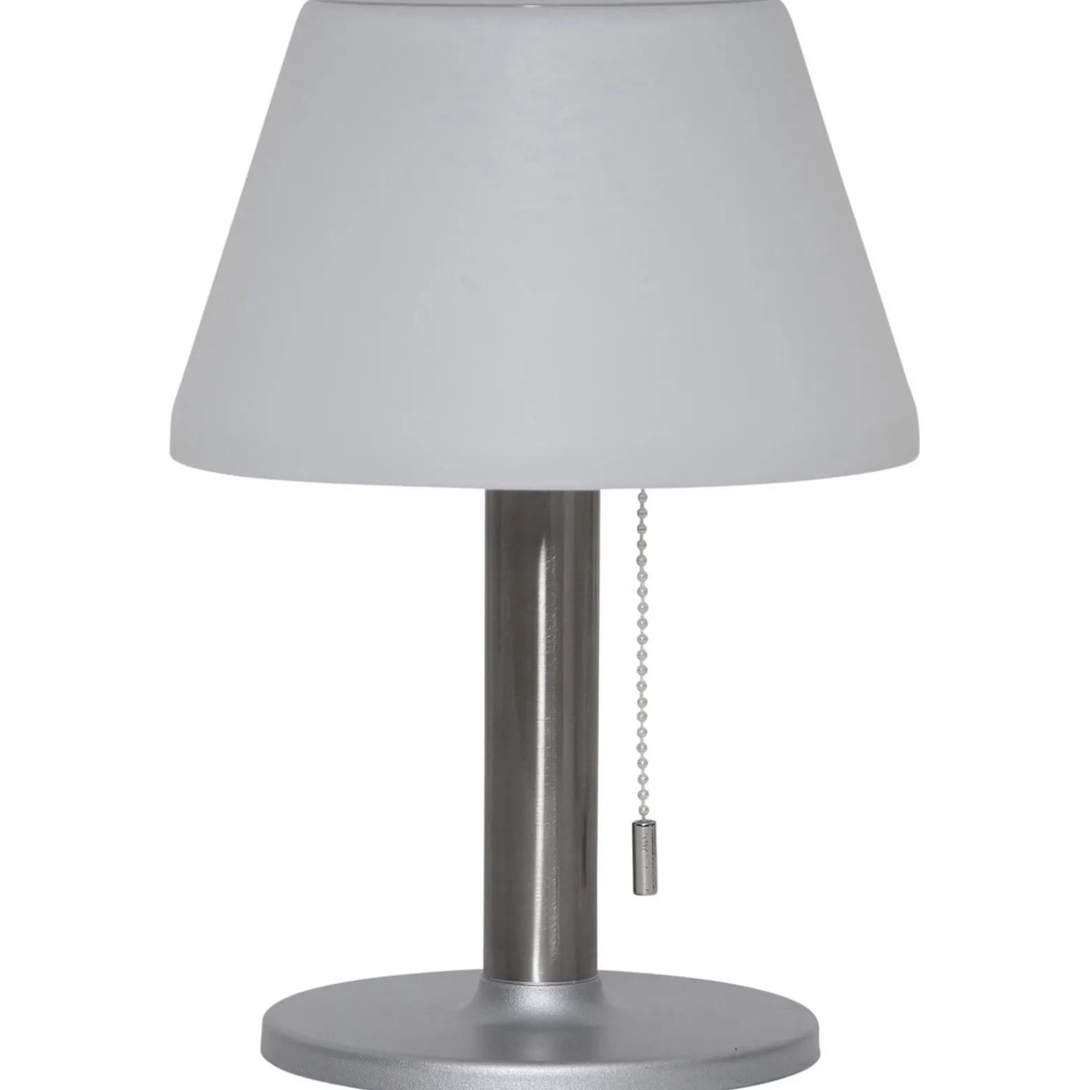 Lámpara de mesa solar LED Solia, interruptor tiro