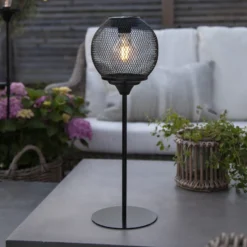 Lámpara de mesa solar LED Sunlight con malla