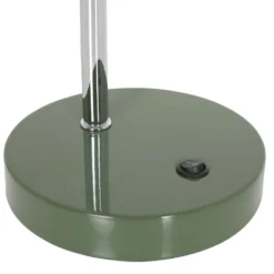 Lámpara de mesa Spring, brazo ajustable, verde