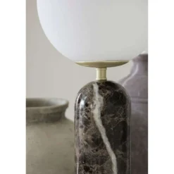 Lámpara de mesa Torrano de Globen Lighting, marrón, altura 53 cm