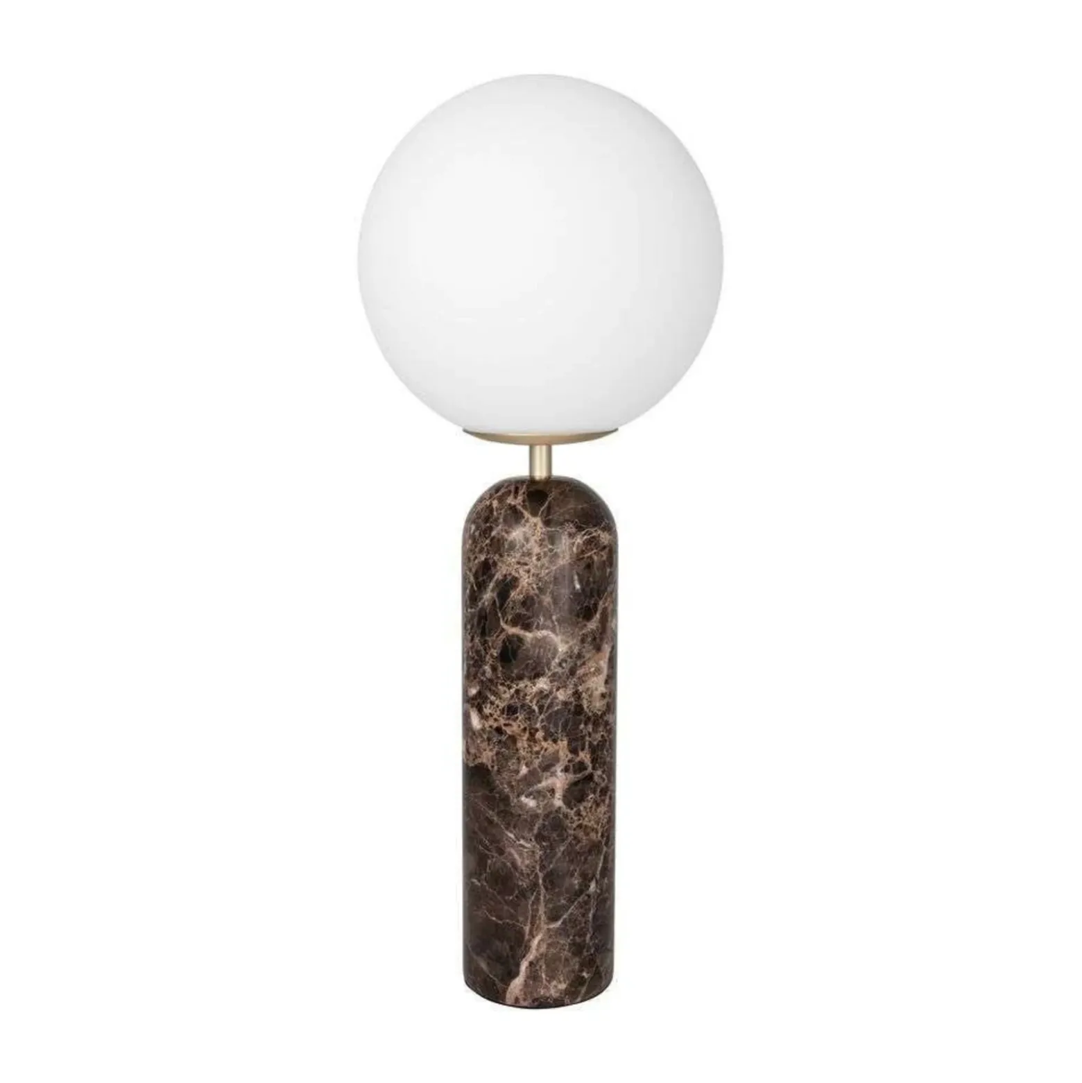 Lámpara de mesa Torrano de Globen Lighting, marrón, altura 53 cm