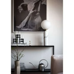 Lámpara de mesa Torrano de Globen Lighting, blanca, altura 53 cm