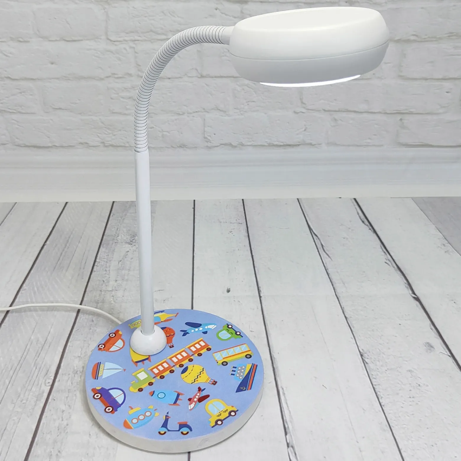 Lámpara de mesa Vehículos con brazo flexible