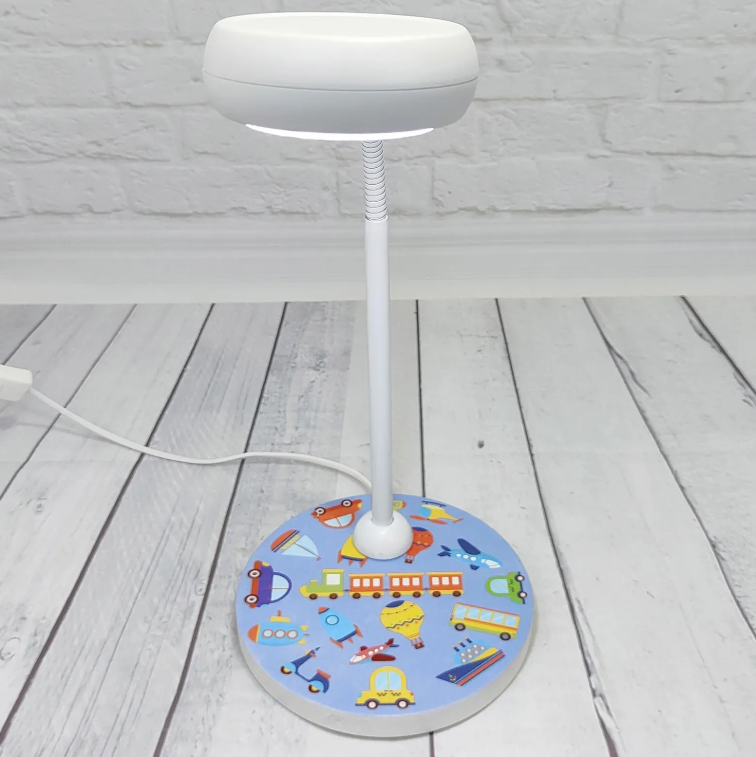 Lámpara de mesa Vehículos con brazo flexible