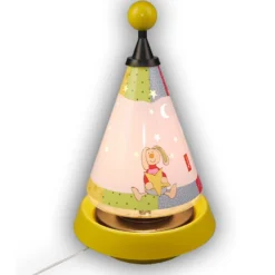Lámpara de mesa y lámpara nocturna Carrousel Rainbow Rabbit