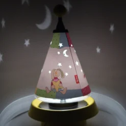 Lámpara de mesa y lámpara nocturna Carrousel Rainbow Rabbit
