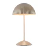 Lámpara de mesa Zin, marrón, hierro, altura 35,5 cm, G9