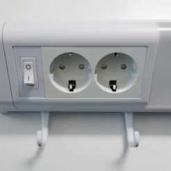 Lámpara de mueble LED Melo Plug dico, blanco