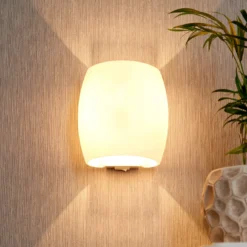 Lámpara de pared de vidrio Lusine