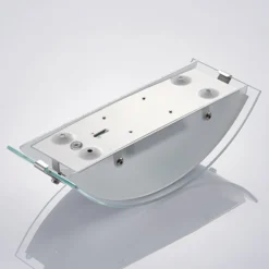 Lámpara de pared de vidrio Zinka con LED, 25 cm
