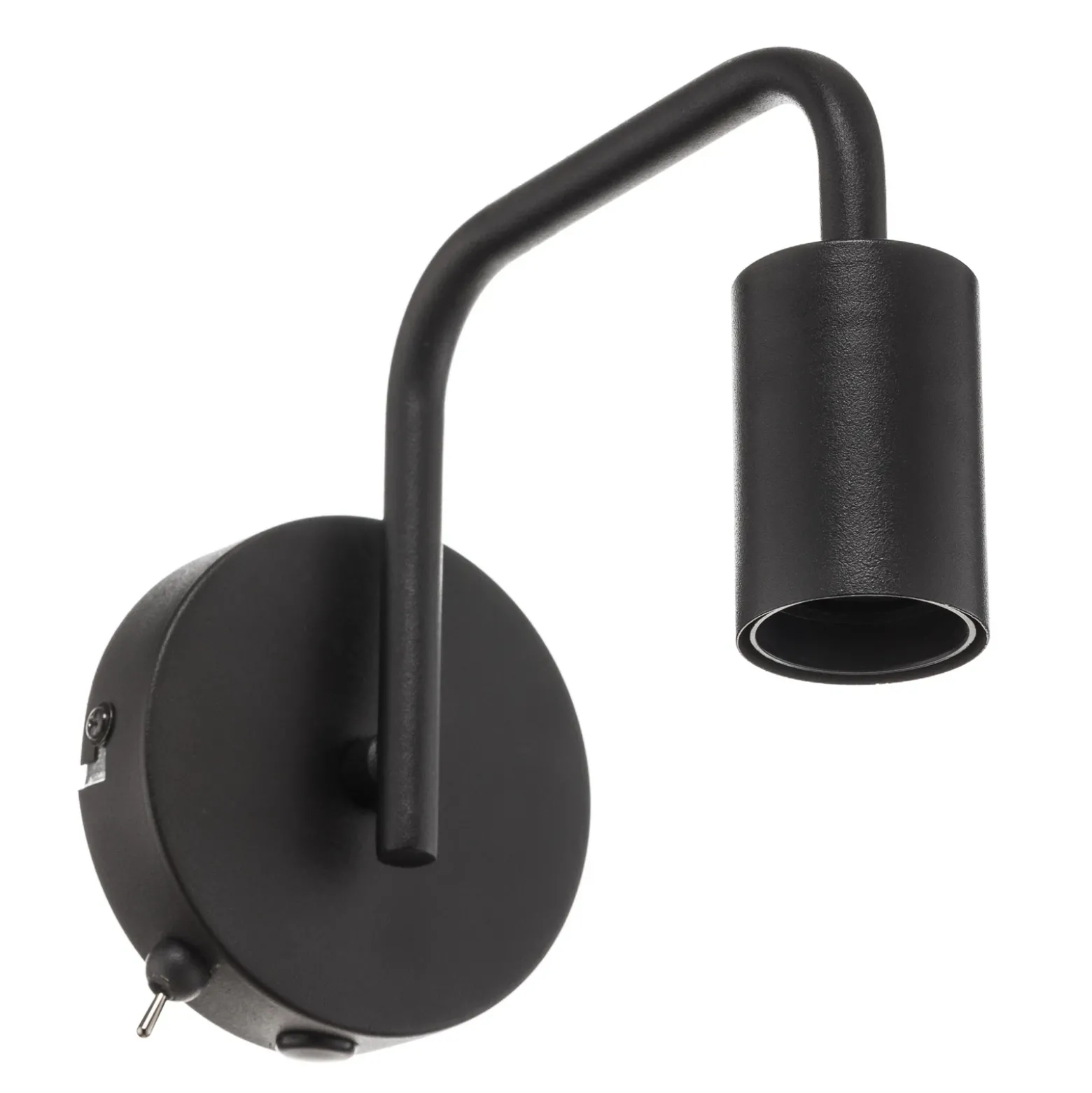 Lámpara de pared Diallo sin pantalla negro mate