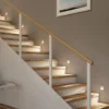 Lámpara de pared empotrable LED Paulmann Tsaro Sensor, blanca, de plástico