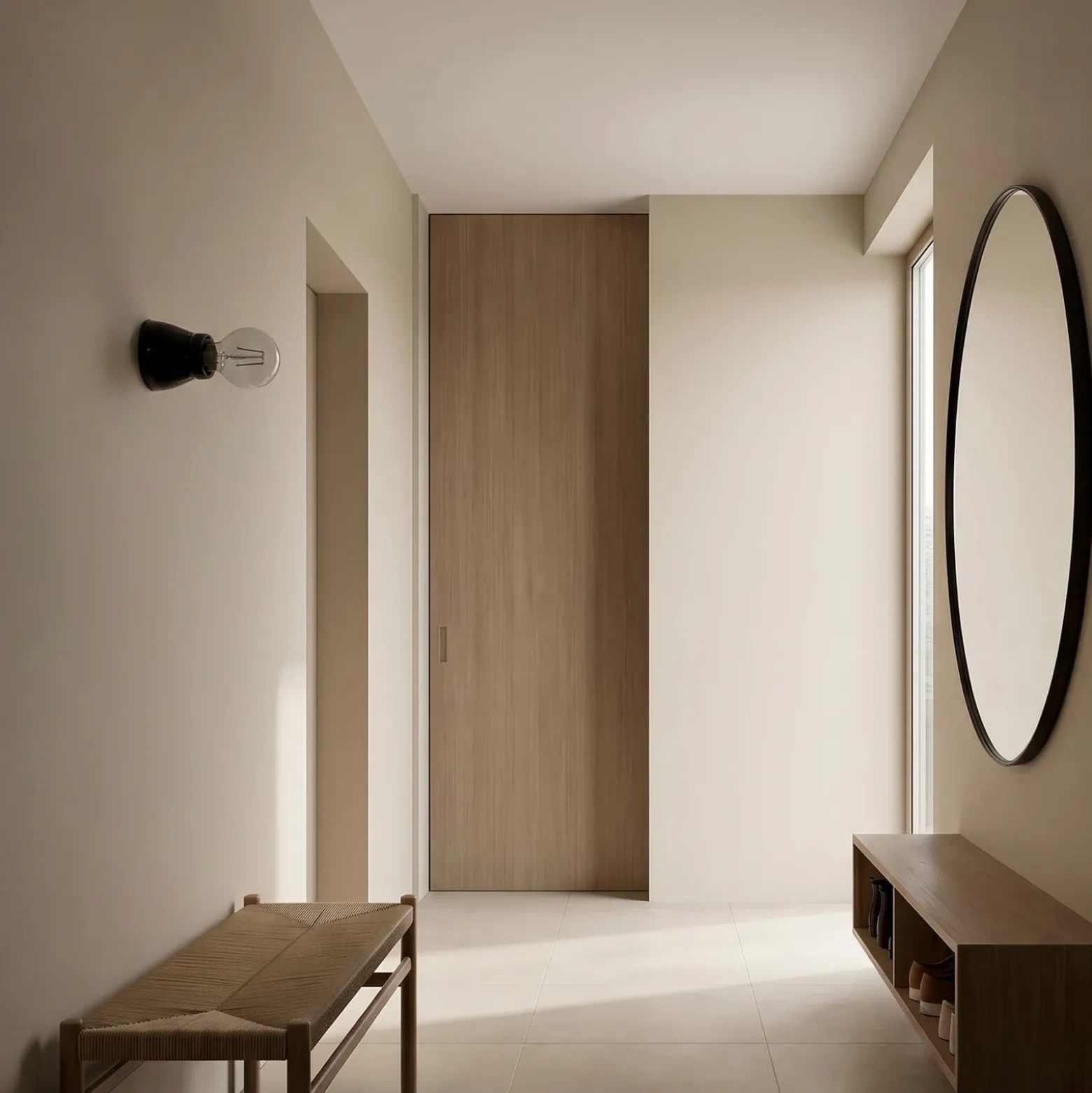 Lámpara de pared Frost de cerámica, negro