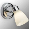 Lámpara de pared Kensington cromada con IP44