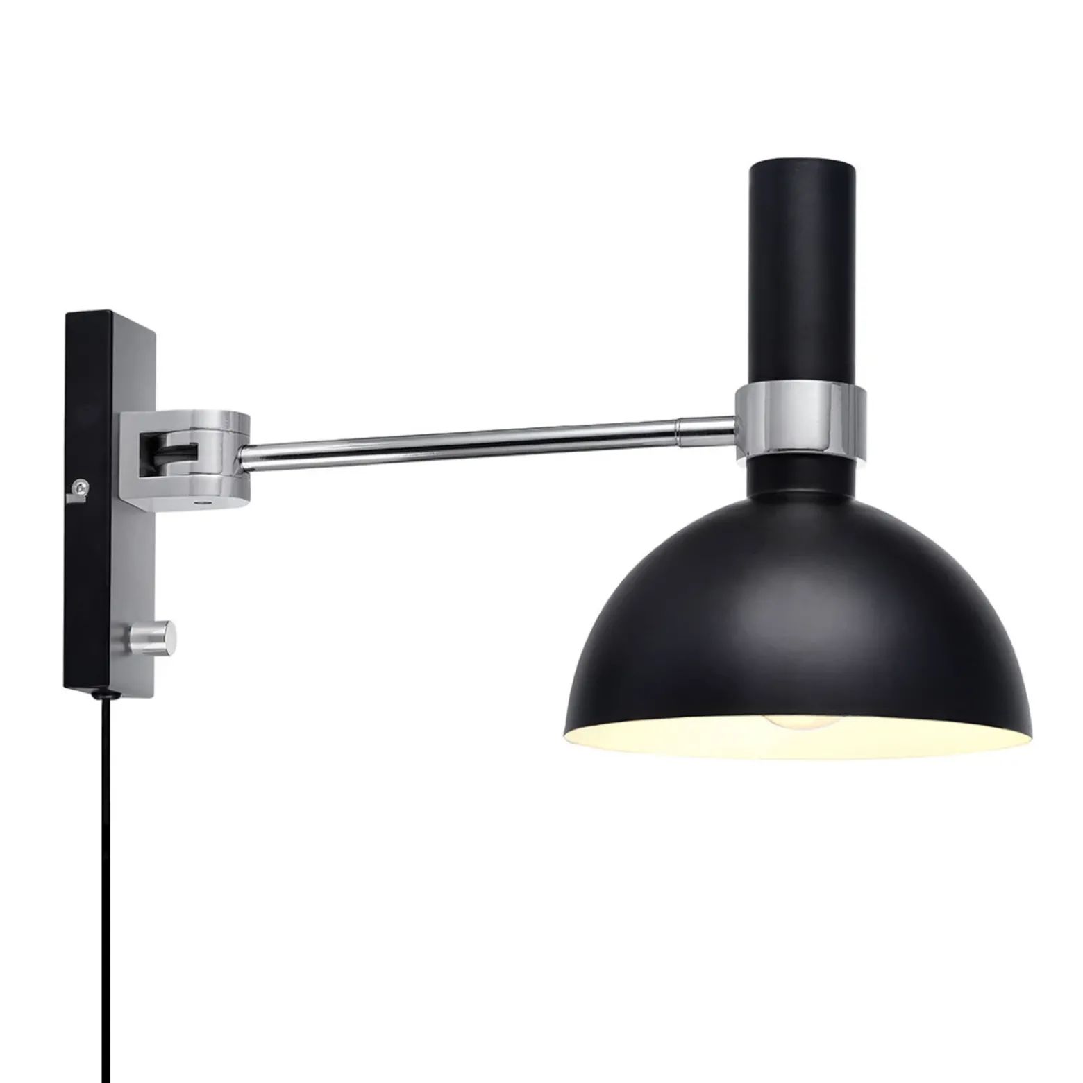 Lámpara de pared Larry con dimmer, latón
