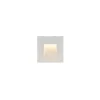 Lámpara de pared LED empotrable SLV Mobala, blanca, aluminio, 3000 K