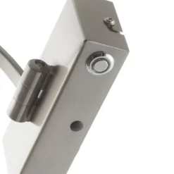 Lámpara de pared LED Matisse, ancho 34 cm, plata