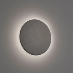 Lámpara de pared LED Raven de pizarra, redondo