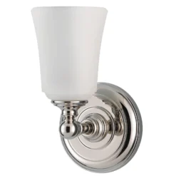 Lámpara de pared para baño Huguenot Lake, 1 brazo