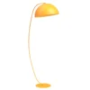 Lámpara de pie Arcos, naranja, altura 150 cm, metal