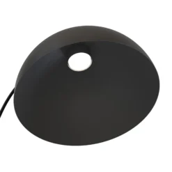 Lámpara de pie Arcos, negra, altura 150 cm, metal