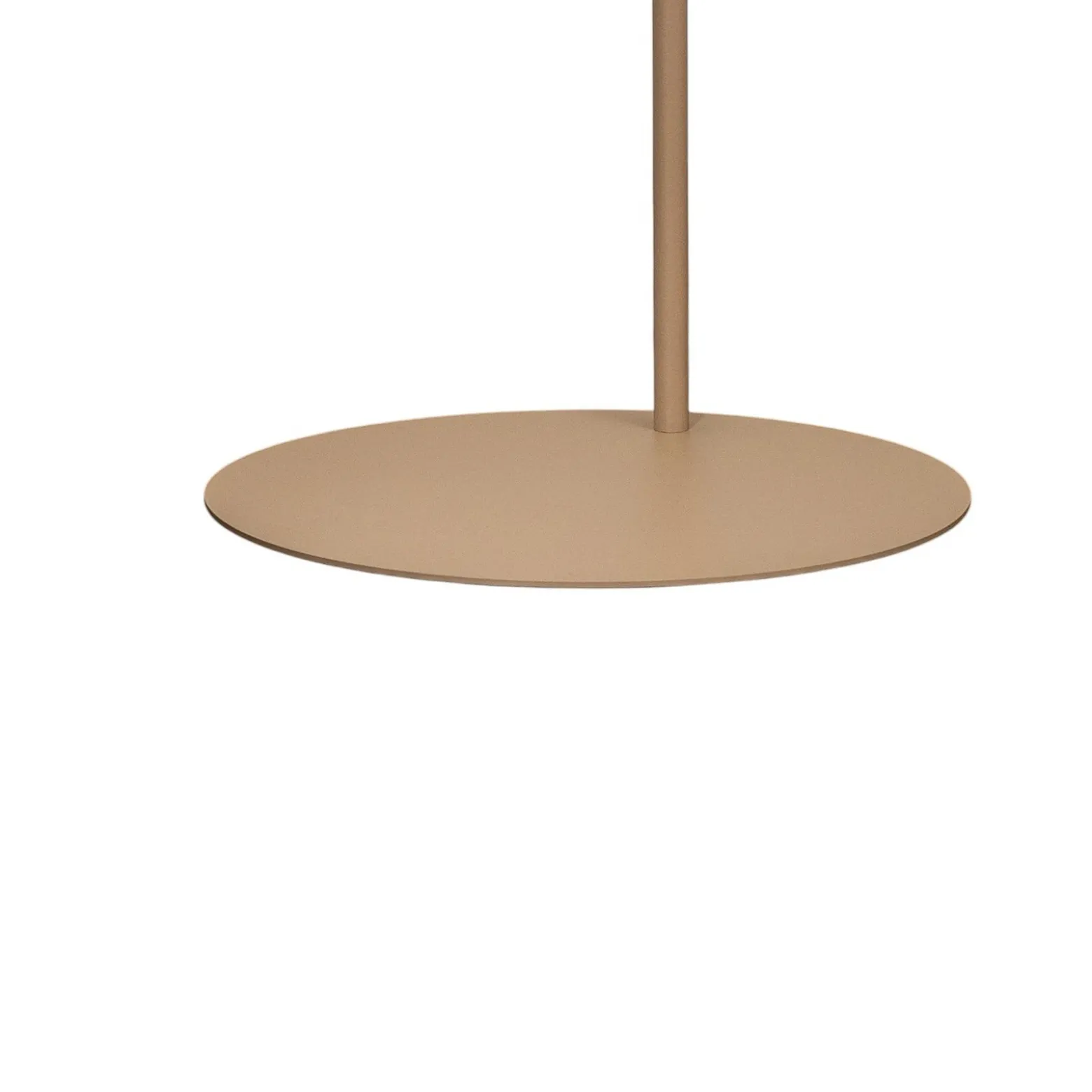 Lámpara de pie Axion, color beige, altura 115 cm, acero