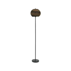 Lámpara de pie BALL de OSRAM, marrón, altura 160 cm, cartón ondulado, E27