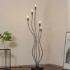Lámpara de pie Bonibon 13231 negro metal altura 155 cm 5 luces