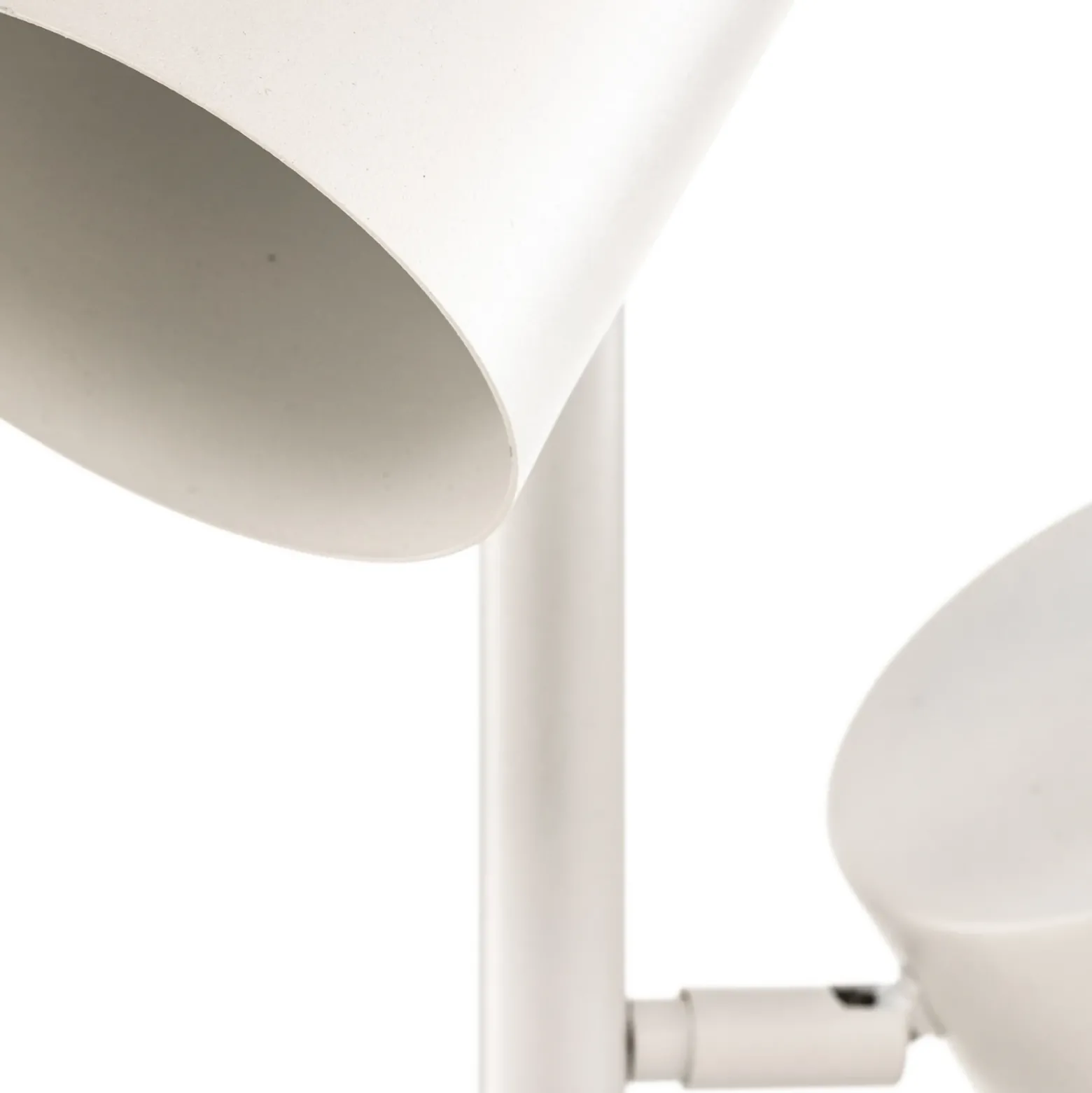 Lámpara de pie Bot, blanca, 3 luces