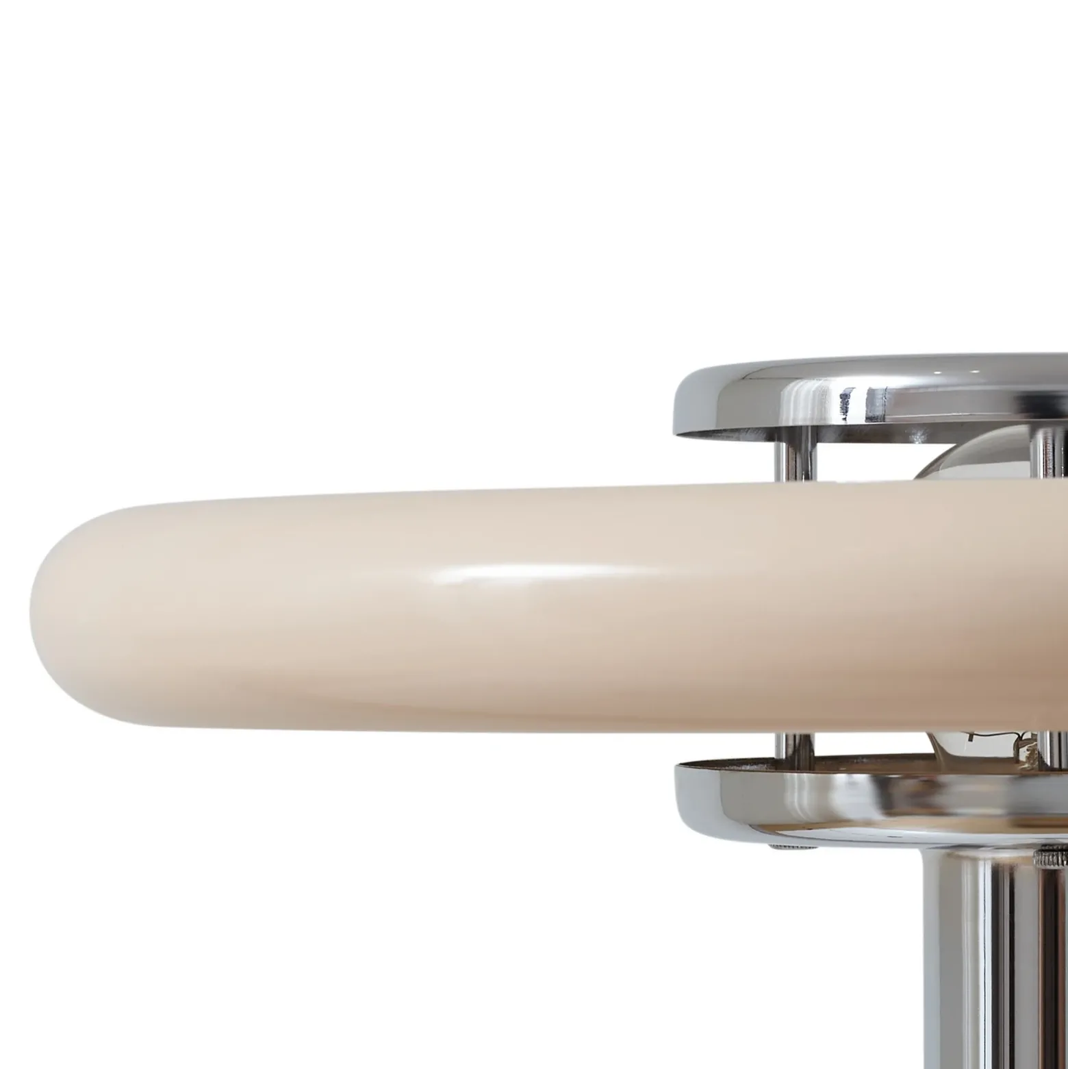 Lámpara de pie Branford de Lindby, retro, beige, metal/travertino