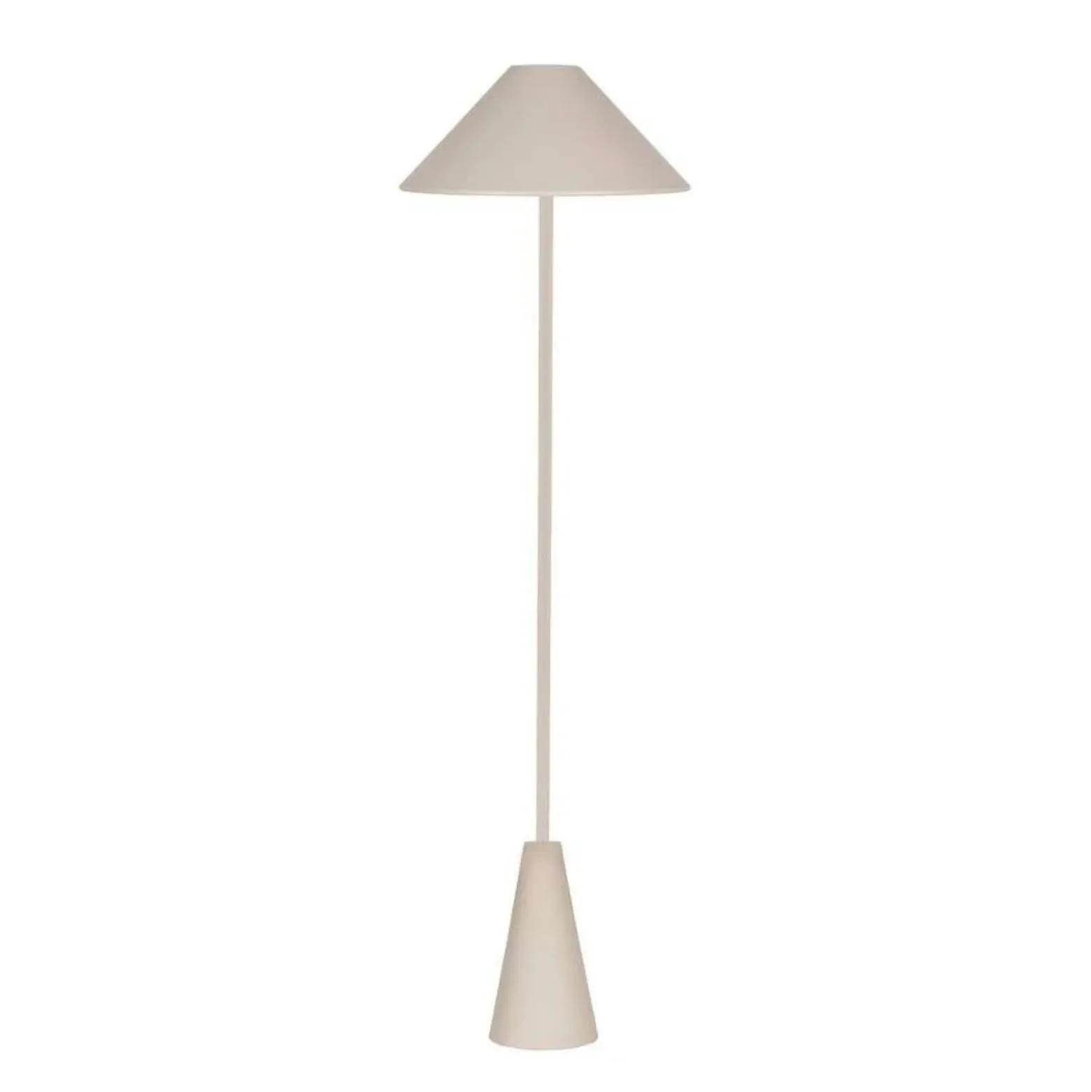 Lámpara de pie Cannes de Globen Lighting, beige, altura 140 cm
