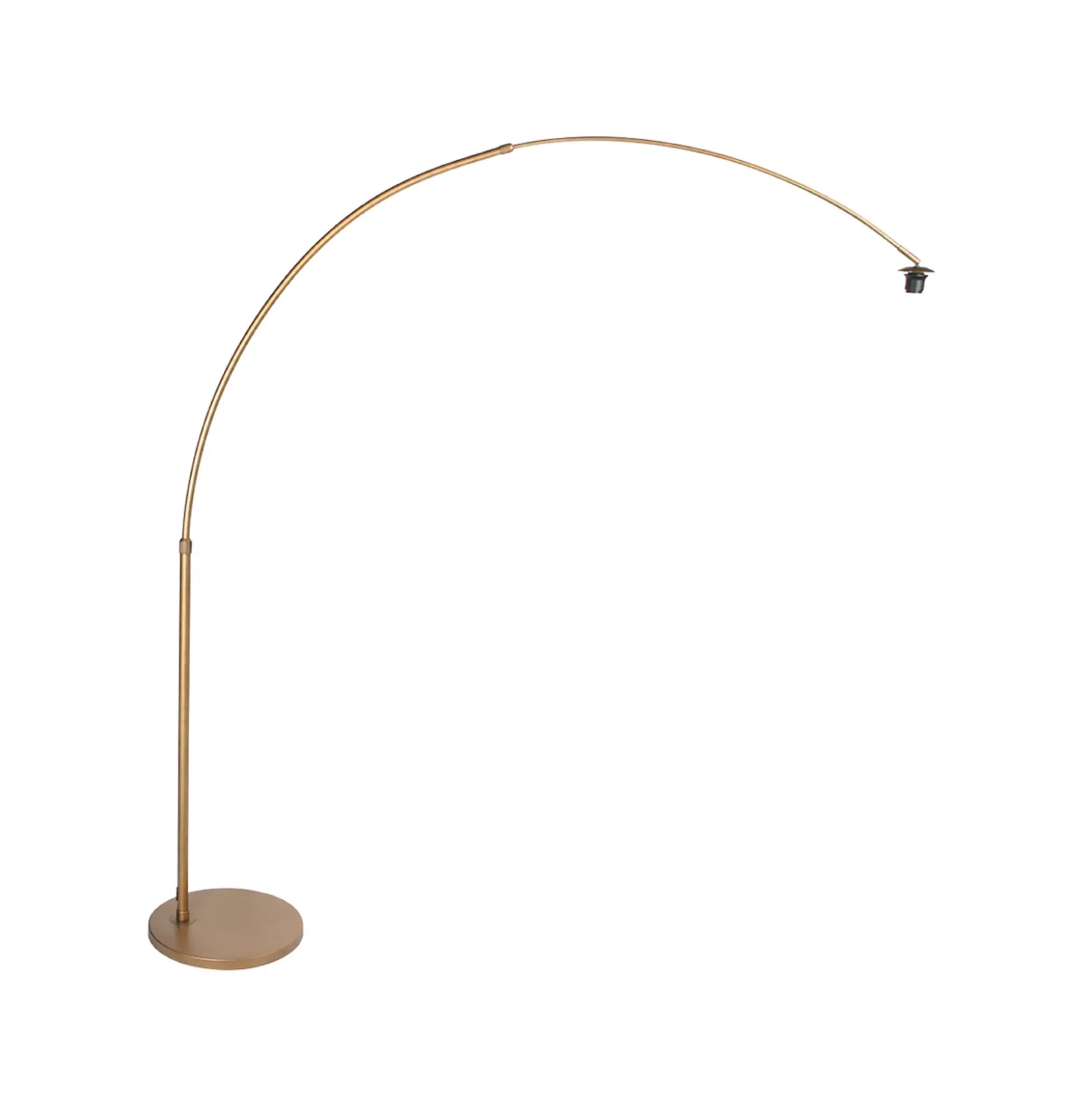 Lámpara de pie con arco Sparkled Light bronce/marrón 240 cm, corcho