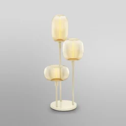 Lámpara de pie DECOR STICK de OSRAM, beige, altura 78 cm, 3 luces