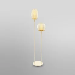 Lámpara de pie DECOR STICK de OSRAM, beige, altura 146 cm, 2 x E27